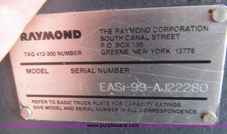 image for item H8868 Raymond electric forklift