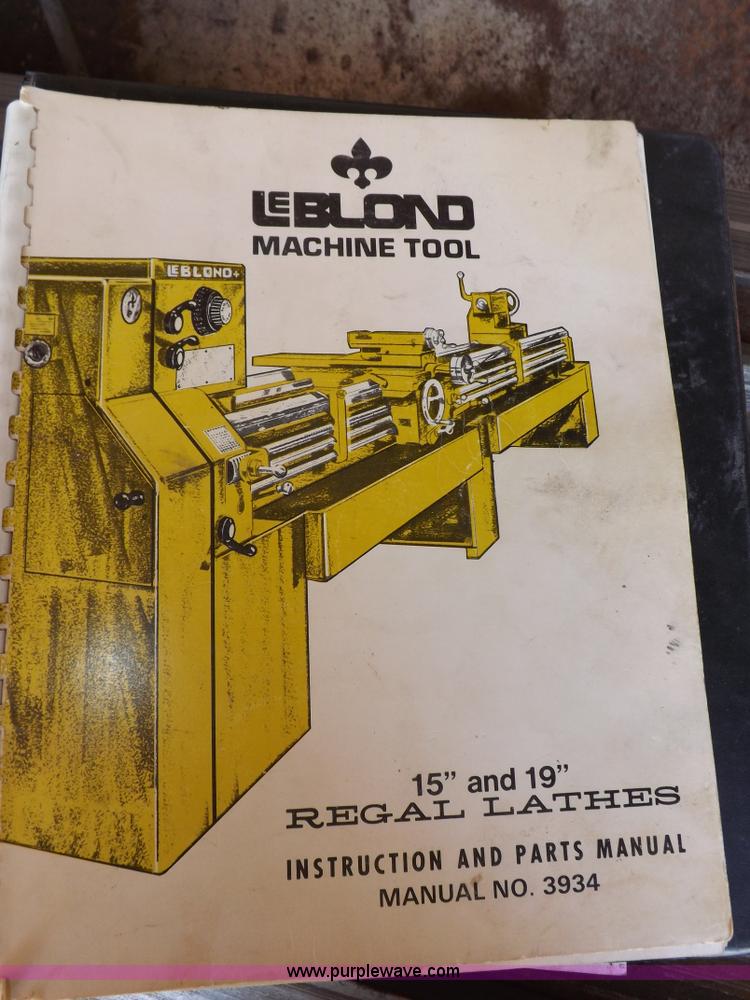 image for item H9194 Le Blond metal lathe