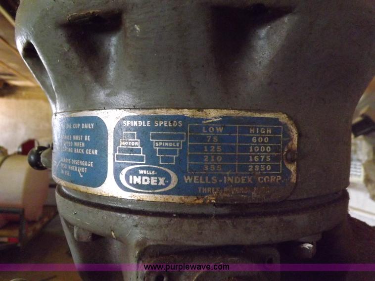 image for item H9202 Wells Index milling machine