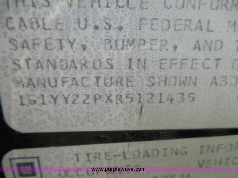 image for item I3423 1994 Chevrolet Corvette