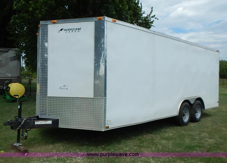 image for item I3534 2013 Hurricane enclosed cargo trailer