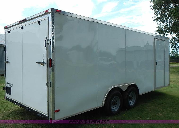 image for item I3534 2013 Hurricane enclosed cargo trailer