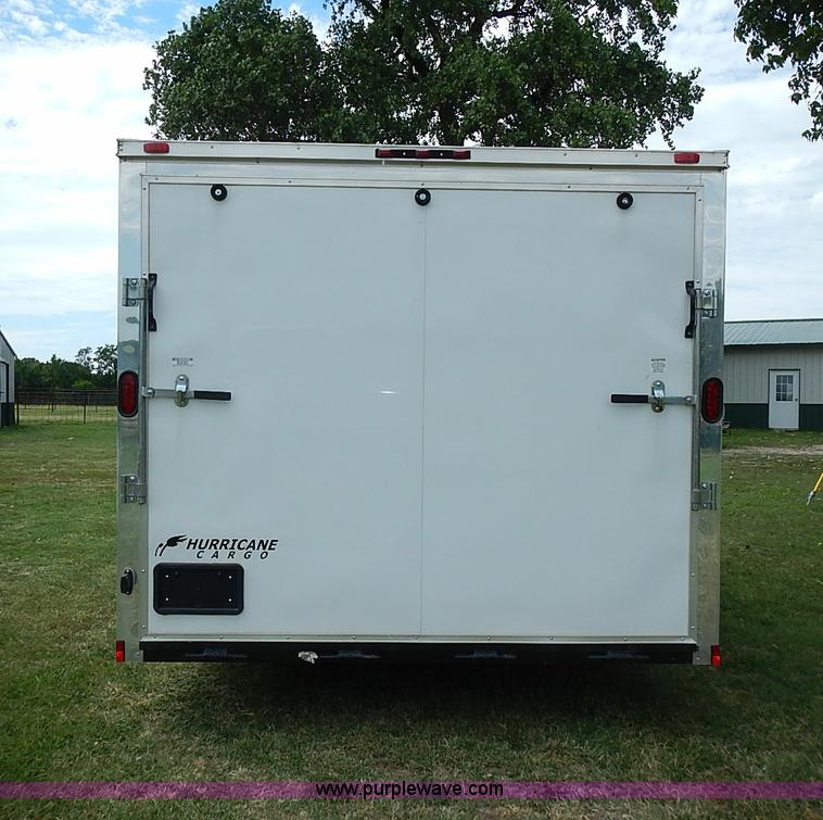 image for item I3534 2013 Hurricane enclosed cargo trailer