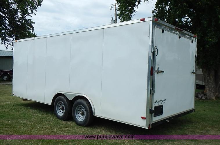 image for item I3534 2013 Hurricane enclosed cargo trailer