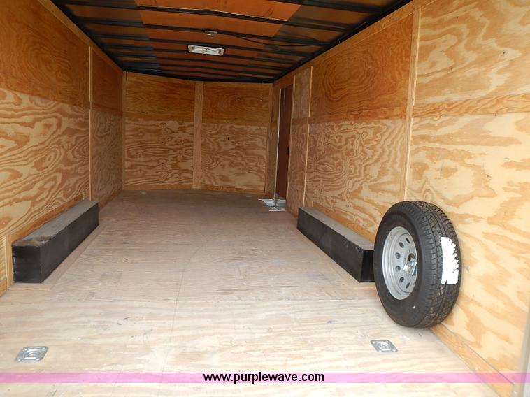 image for item I3534 2013 Hurricane enclosed cargo trailer