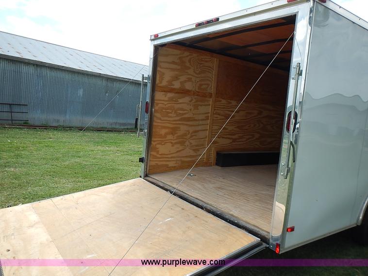 image for item I3534 2013 Hurricane enclosed cargo trailer