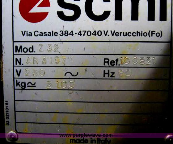 image for item I6202 1989 SCM Z32 beam saw