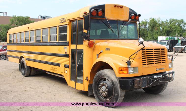 image for item J1085 1997 International 3800 school bus
