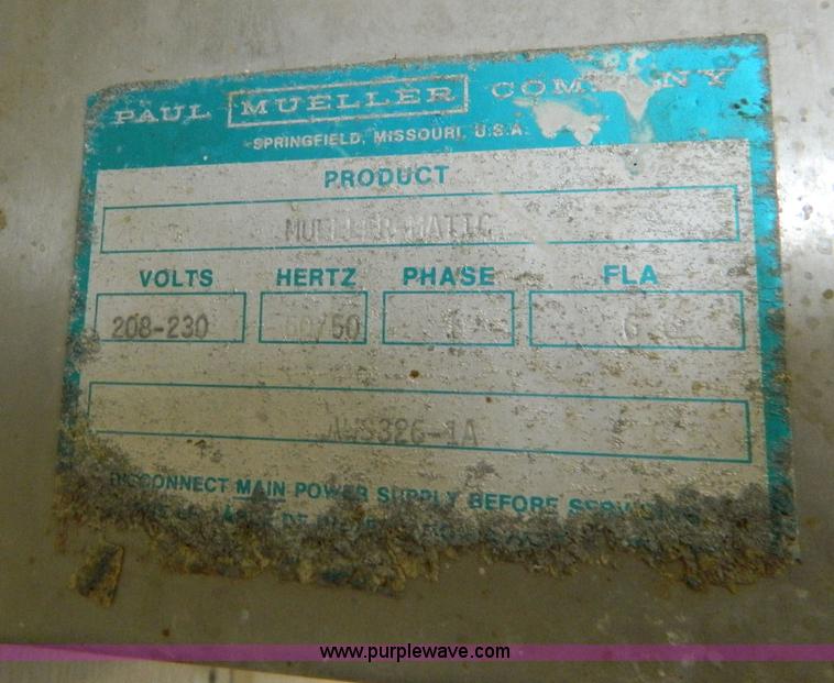 image for item AL9795 Stainless steel 1,500 gallon milk parlor tank