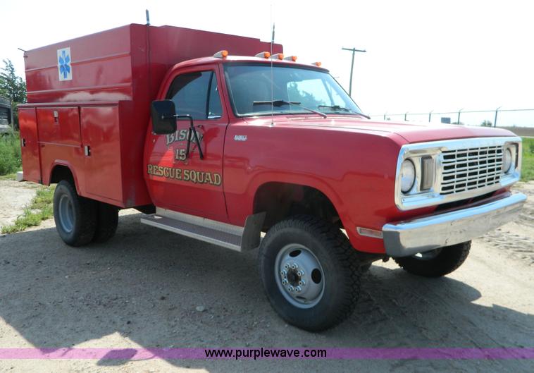 image for item AL9814 1978 Dodge fire rescue vehicle