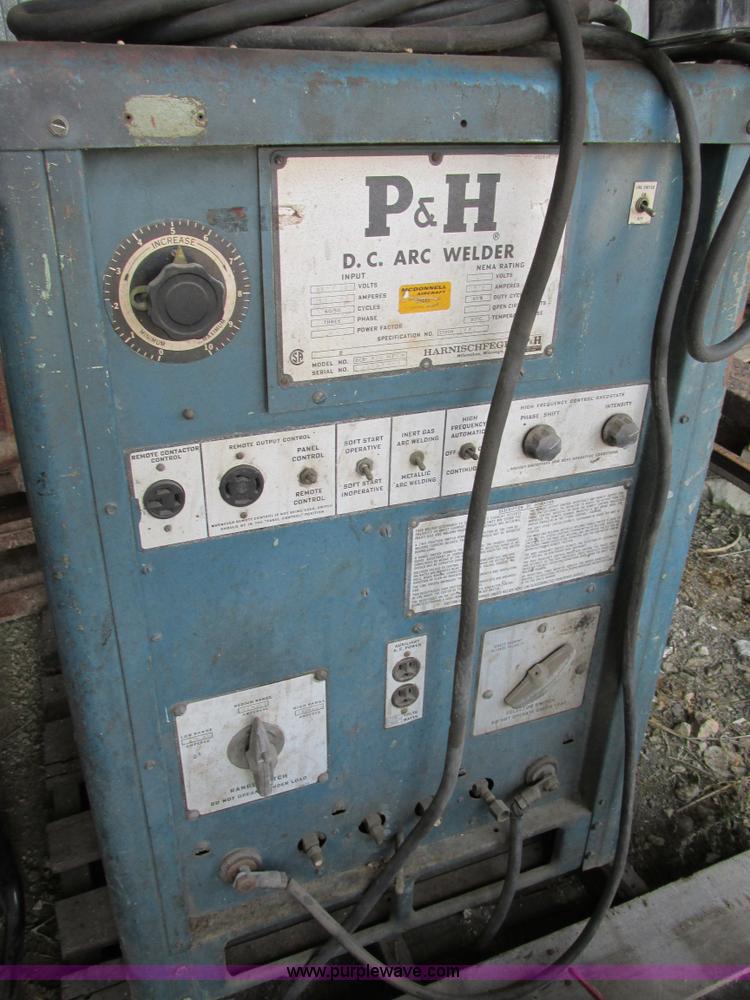 image for item AW9925 P&H 300HFGW DC arc welder