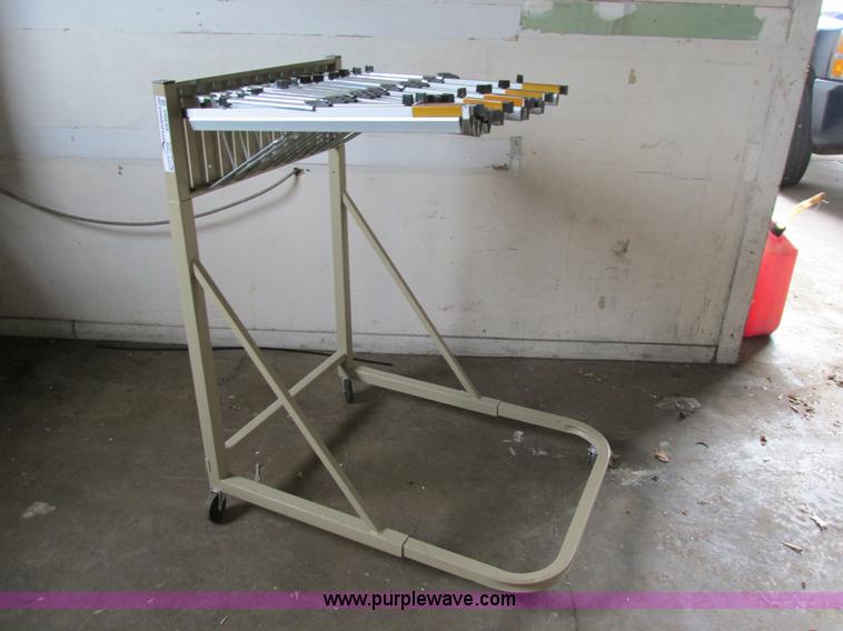 image for item AW9965 Rolling plan hanger rack