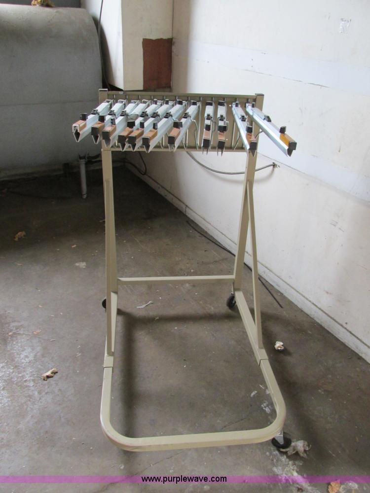 image for item AW9965 Rolling plan hanger rack