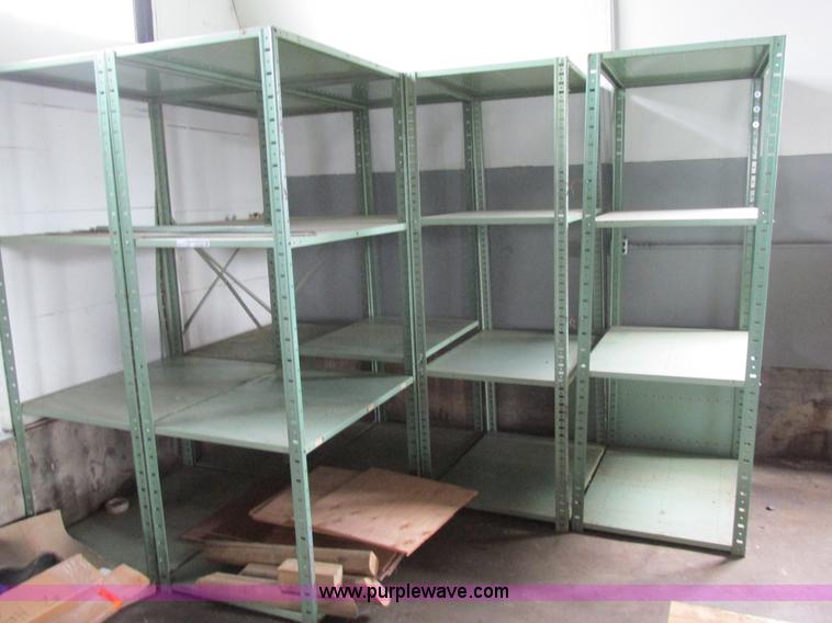 image for item AW9968 (6) steel shelving units