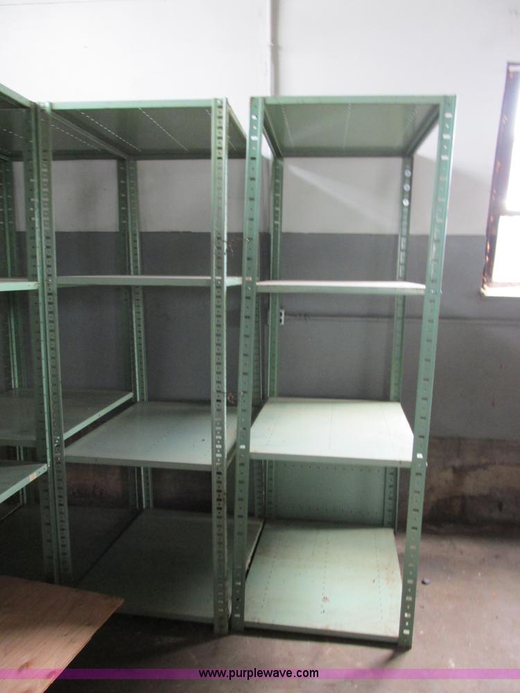 image for item AW9968 (6) steel shelving units