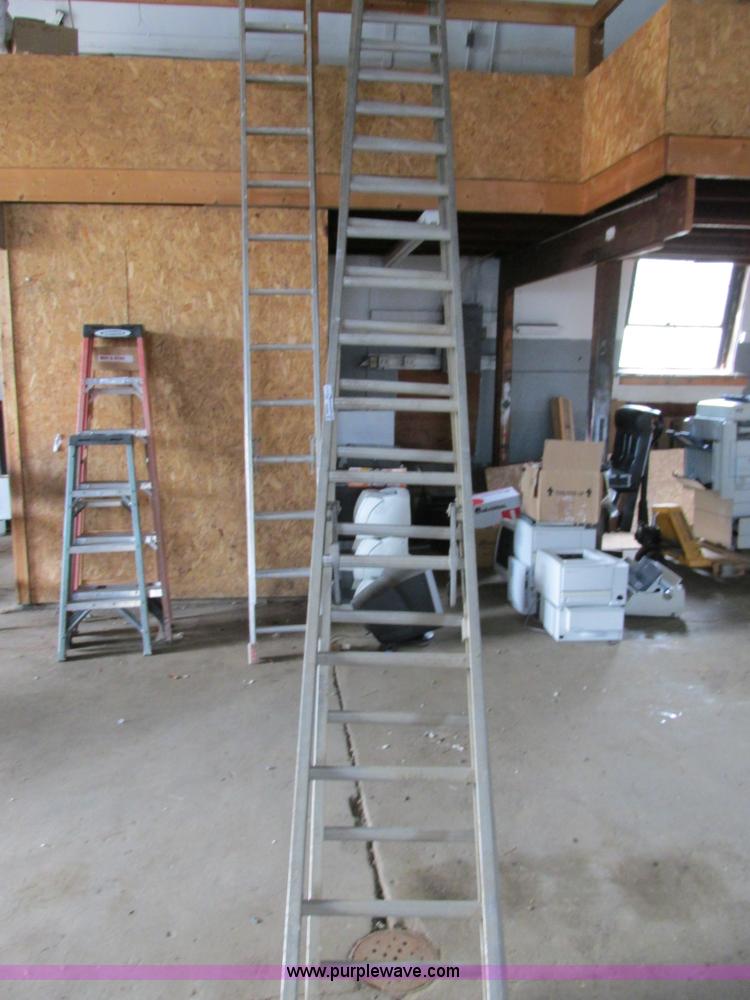 image for item AW9969 (2) aluminum ladders