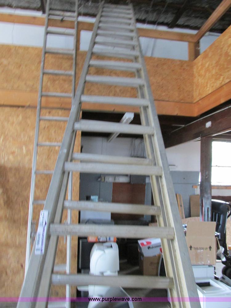 image for item AW9969 (2) aluminum ladders