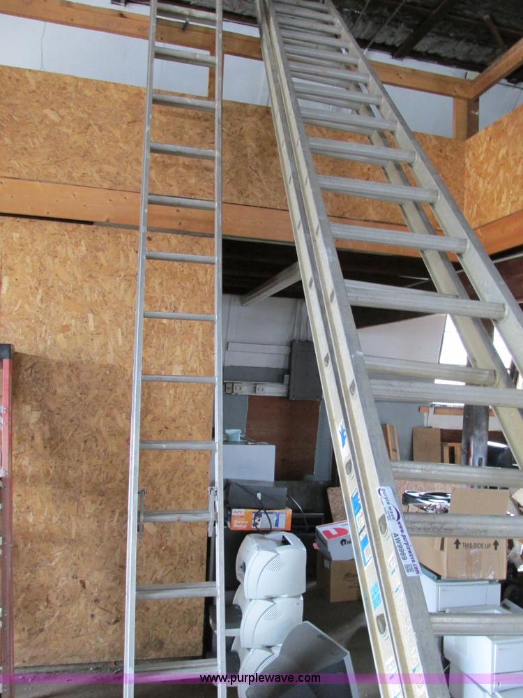 image for item AW9969 (2) aluminum ladders