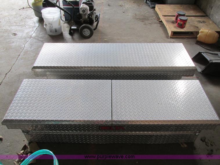 image for item AW9972 (2) Delta full size aluminum truck saddle box