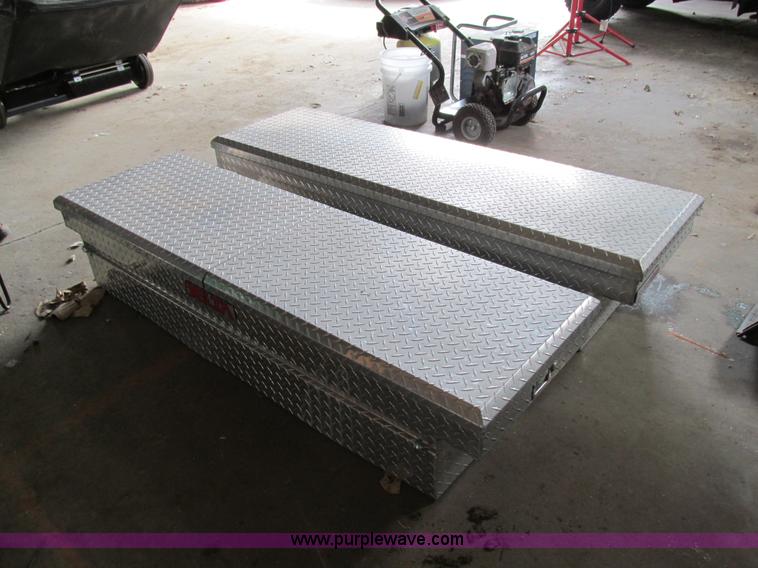 image for item AW9972 (2) Delta full size aluminum truck saddle box