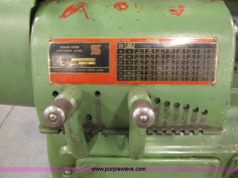 image for item AY9179 South Bend metal lathe