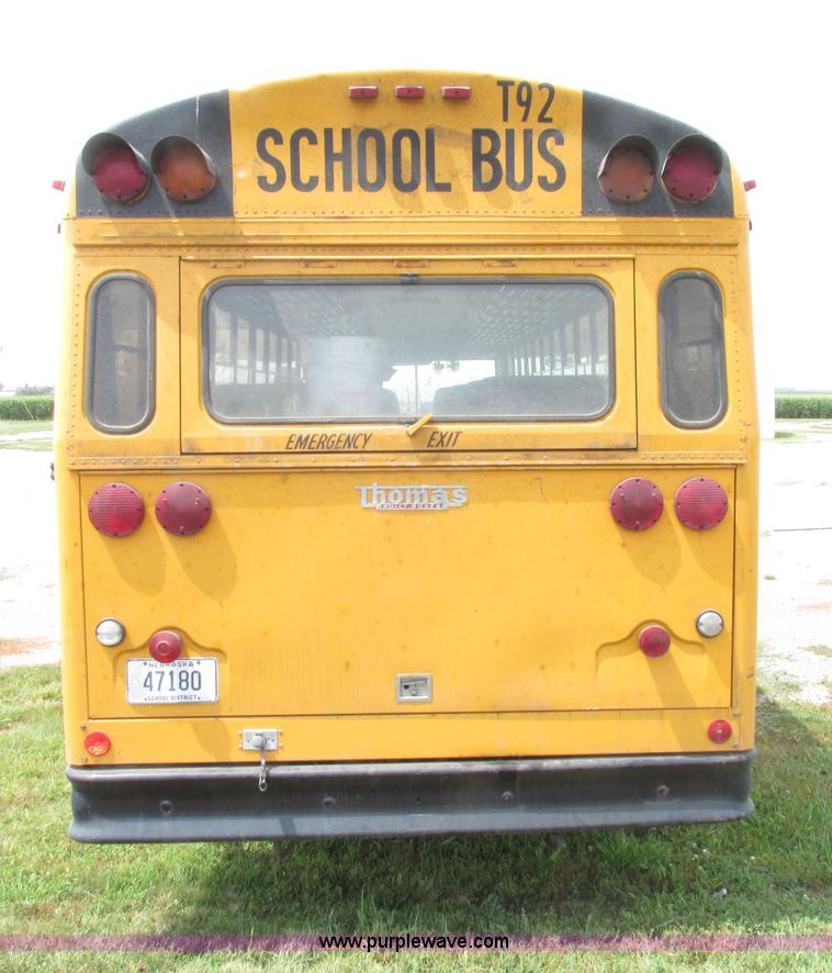 image for item F7489 1992 Thomas Built Saf-T-Liner MVP school bus