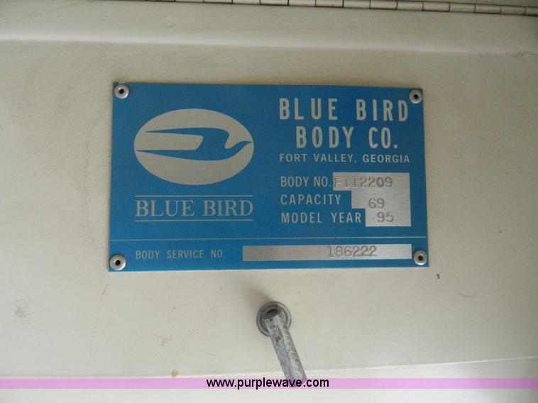 image for item H2426 1995 Blue Bird TC2000 bus