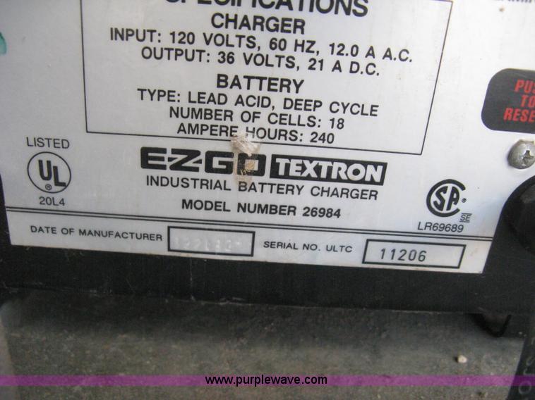 image for item H5283 Ez-go electric golf cart