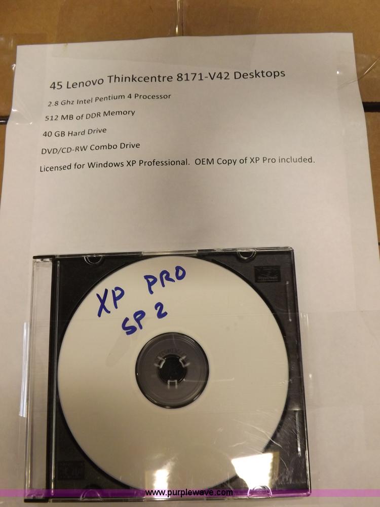 image for item H9219 (45) Lenovo ThinkCentre 8171-V42 desktop computers
