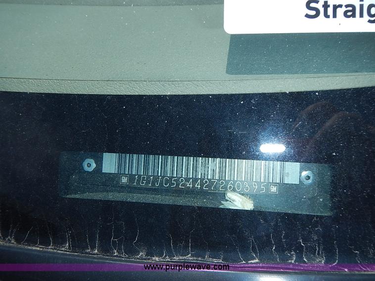 image for item I3537 2002 Chevrolet Cavalier