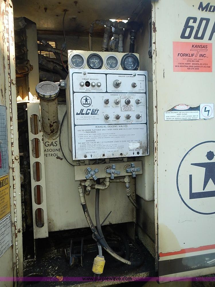 image for item I3547 1985 JLG 60HTR boom lift