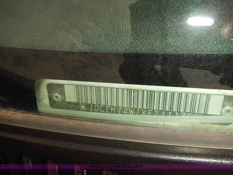 image for item I5491 1999 Chevrolet Silverado 1500 pickup truck