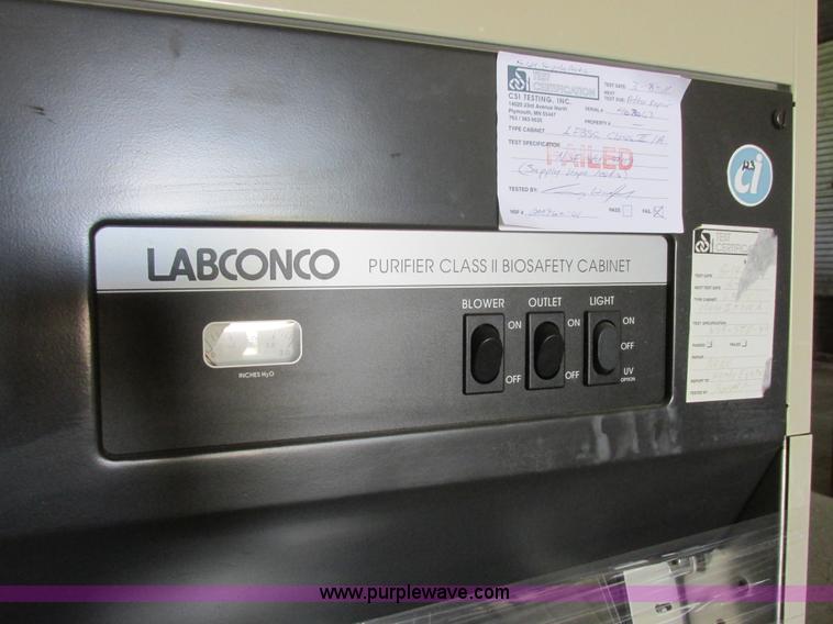 image for item I6227 Labconco Class II 36204 Type A bio-safety cabinet