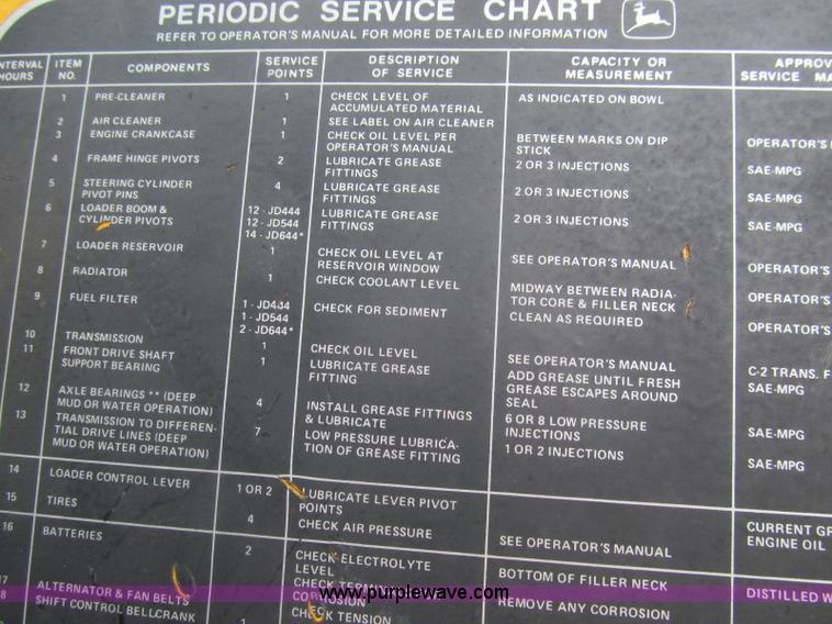 image for item I8974 1978 John Deere 444 wheel loader