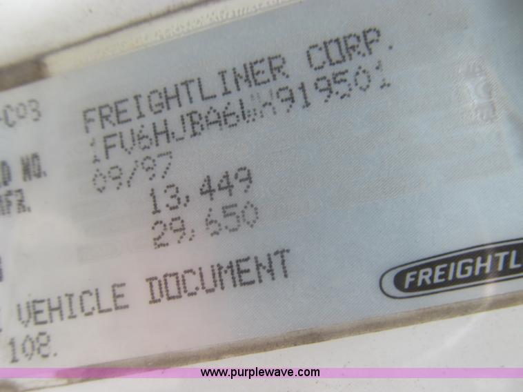 image for item I8975 1998 Freightliner FL70 dump truck