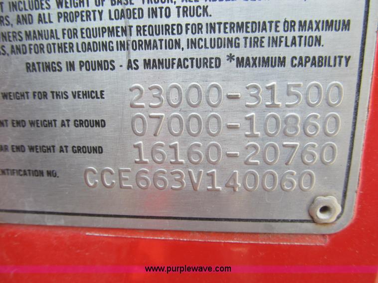 image for item I8987 1973 GMC C65 utility truck