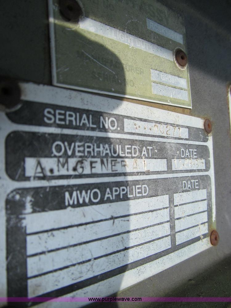 image for item I8988 1986 Am General 2.5 ton truck