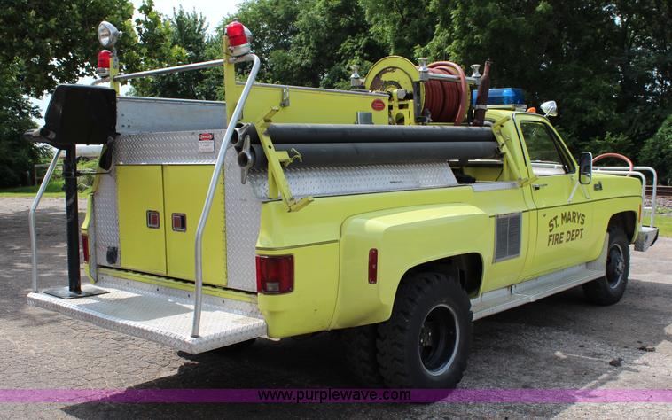 image for item J1145 1977 Chevrolet Custom Deluxe 30 fire truck