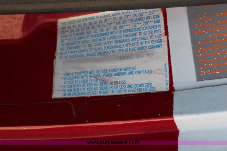 image for item J2188 1997 Ford F450 Super Duty XLT ambulance