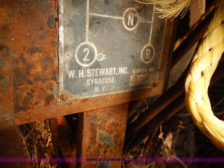 image for item BA9613 WH Stewart sewer rodder machine