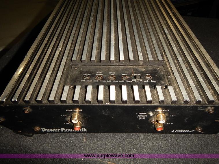 image for item BA9637 Kicker speaker box with amplifier