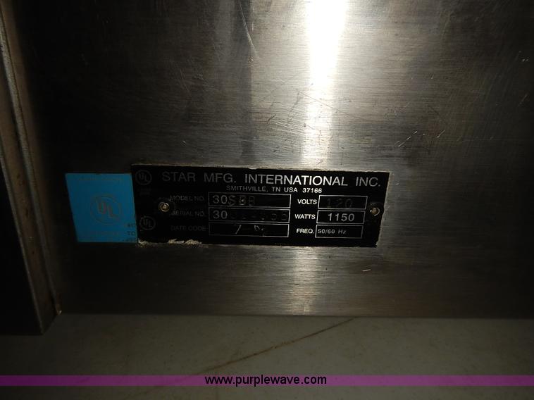 image for item BA9639 Star 30 hot dog roller