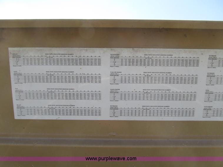 image for item F7493 1999 Great Plains Solid Stand 1500 grain drill