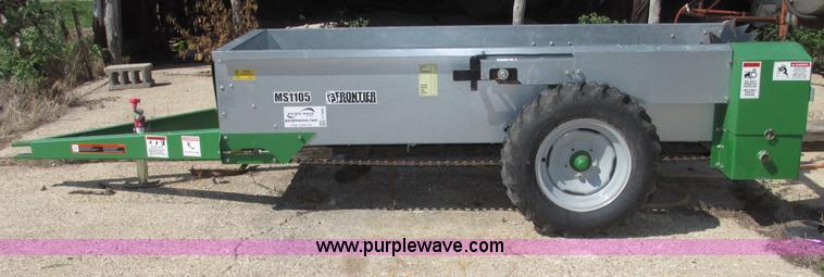 image for item F7496 2013 Frontier MS1105 manure spreader