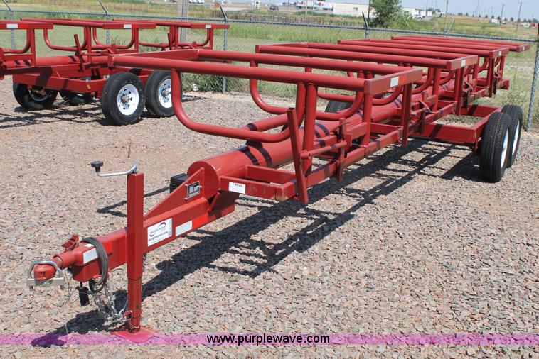 image for item H1745 2013 Go-Bob Red Rhino hay bale trailer