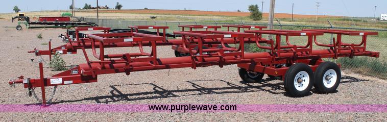 image for item H1745 2013 Go-Bob Red Rhino hay bale trailer