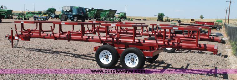 image for item H1745 2013 Go-Bob Red Rhino hay bale trailer