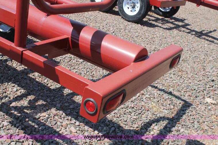 image for item H1745 2013 Go-Bob Red Rhino hay bale trailer