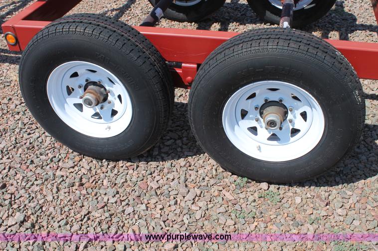 image for item H1745 2013 Go-Bob Red Rhino hay bale trailer