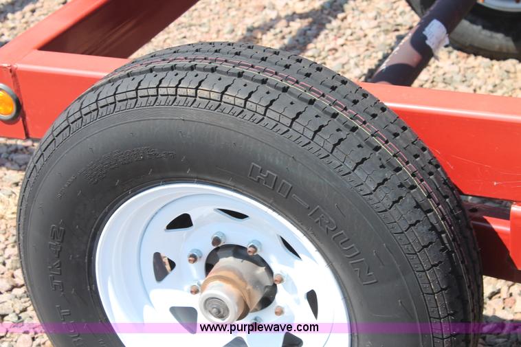 image for item H1745 2013 Go-Bob Red Rhino hay bale trailer